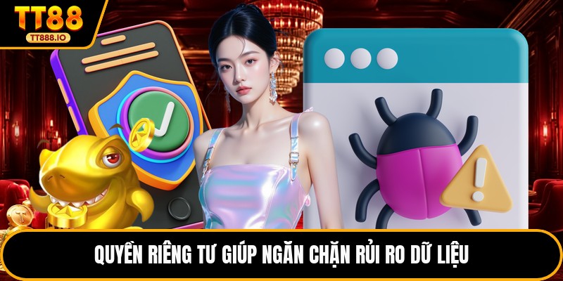Quyền riêng tư giúp ngăn chặn rủi ro dữ liệu